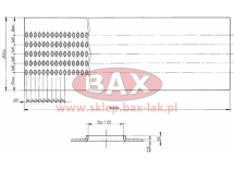 BLACHA STALOWA LOHR 5 RZĘDOWA 2,5mm