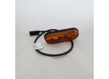 LAMPA OBRYSOWA POMARAŃCZOWA LED Z PRZEWODEM 0,5M