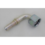 KOŃCÓWKA 90ST Z NAKRĘTKĄ WĘŻA D16