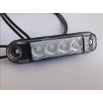 LAMPA OBRYSOWA BIAŁA LED