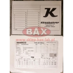 TABLICZKA I NAKLEJKA NACZEPY KASSBOHRER