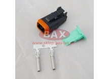 KONEKTOR/GNIAZDO DEUTSCH 2 PIN ŻEŃSKI