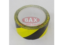 TAŚMA OSTRZEGAWCZA CZARNO-ŻÓŁTA TPVC 50mm/33mb