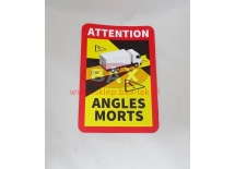 NAKLEJKA MAGNETYCZNA ANGLES MORTS