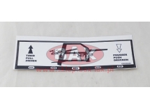 NAKLEJKA C2 HYDRAULIKI PRZYCZEPY