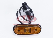 LAMPA OBRYSOWA POMARAŃCZOWA Z PRZEWODEM