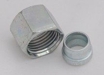 NAKRĘTKA M16x1,5 L10 + PIERŚCIEŃ ZACIN. L/S D10 
100106/100206