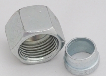 NAKRĘTKA M18x1,5 L12 + PIERŚCIEŃ ZACIN. L/S D12