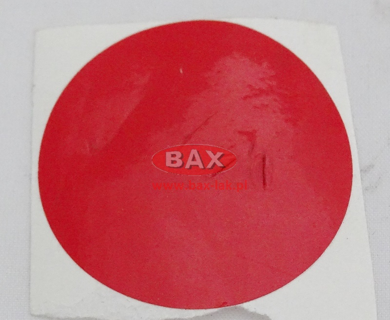 NAKLEJKA OSTRZEGAWCZA CZERWONA (3020)