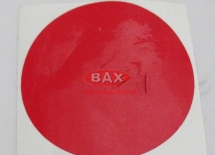 NAKLEJKA OSTRZEGAWCZA CZERWONA (3020)