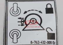 NAKLEJKA WCIĄGARKI HYDRAULICZNEJ