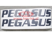 NAKLEJKA PEGASUS CZARNA - MAŁA