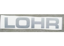 NAKLEJKA LOHR 210x40 - SREBRNA