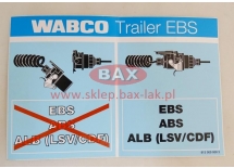 NAKLEJKA INFORMACYJNA - WABCO ZŁĄCZA