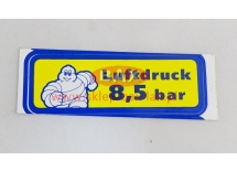 NAKLEJKA INFORMACYJNA - CIŚNIENIE W OPONACH