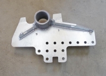 PŁYTA MONTAŻOWA SIODŁA MERCEDES ACTROS MP4 - LEWA