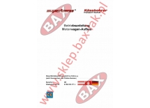 INSTRUKCJA OBSŁUGI ZABUDOWY SUPERTRANS - NIEMIECKA