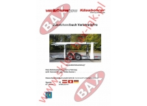 DODATKOWA INSTRUKCJA OBSŁUGI PRZYCZEPY VARIOTRANS PRO - NIEMIECKA