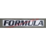 NAKLEJKA "FORMULA" CZARNA