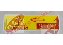 NAKLEJKA OSTRZEGAWCZA