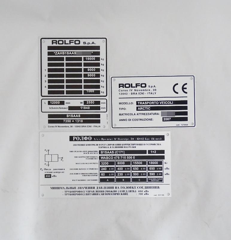 ZESTAW TABLICZEK ZNAMIONOWYCH